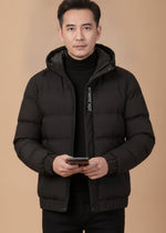 Christian Quilted Insulated Hooded Winter Jacket