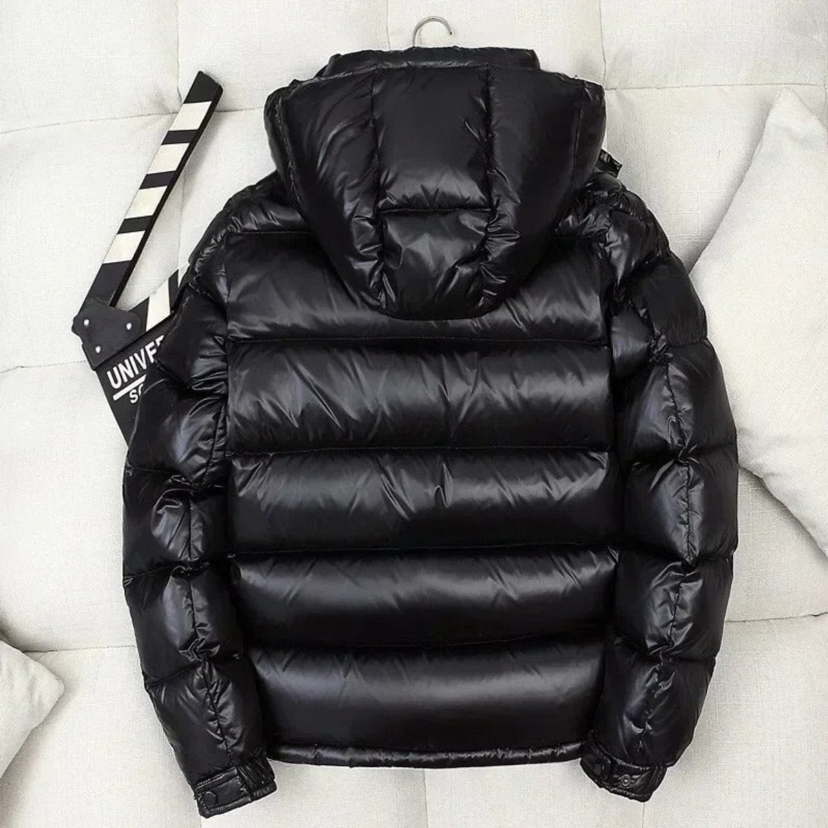 Moritz Shiny Hooded Down Puffer Jacket