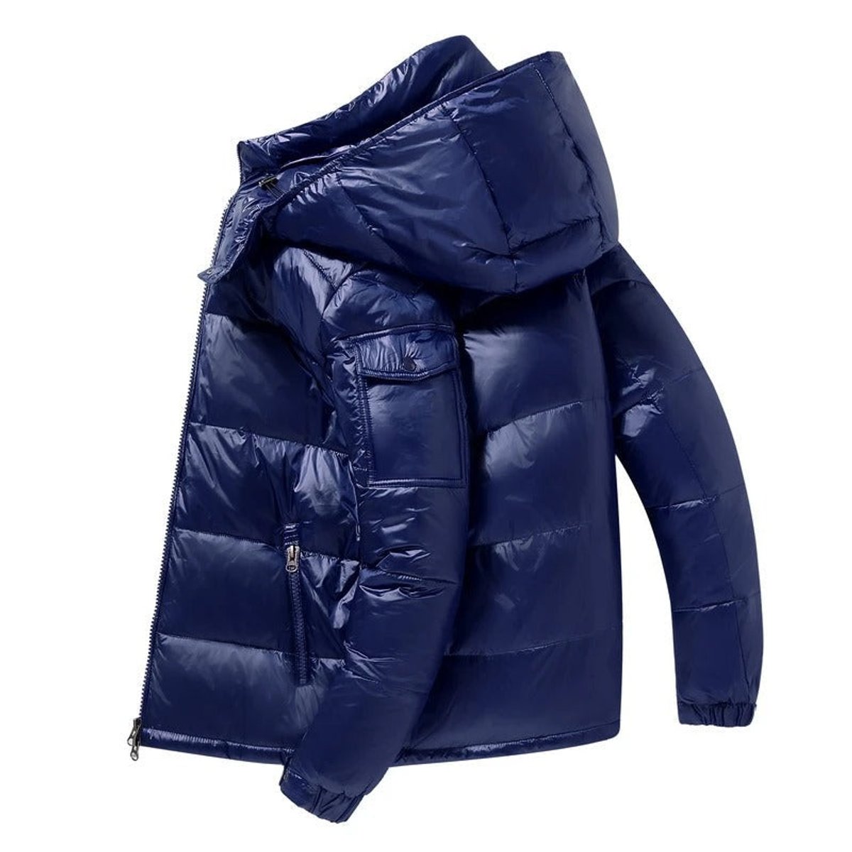 Moritz Shiny Hooded Down Puffer Jacket