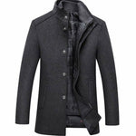 Niklas Quilted Lining Wool Coat