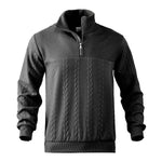Andreas Cable Knit Quarter-Zip Sweater