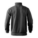 Andreas Cable Knit Quarter-Zip Sweater