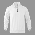 Andreas Cable Knit Quarter-Zip Sweater