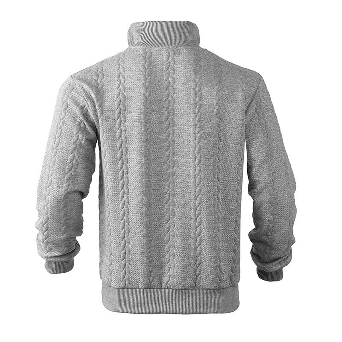 Andreas Cable Knit Quarter-Zip Sweater