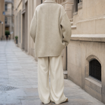 Pemberton wool shirt jacket, back view