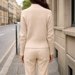 Selby mock neck knit, back view