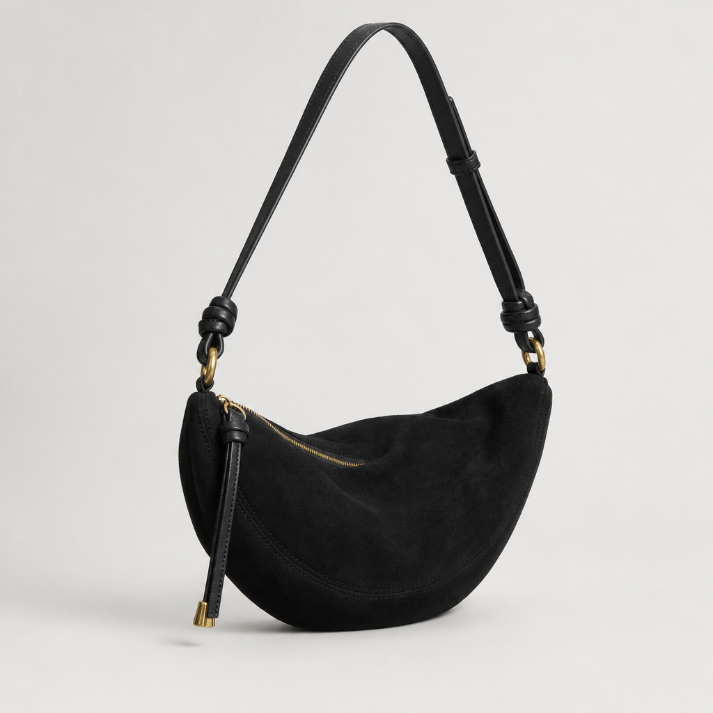 Ottershaw Suede Sling in black