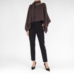Ingleby Studded Cape Jacket worn, front