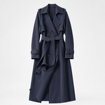 Jesmond Longline Belted Trench in navy