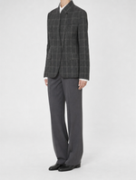 Quenby Plaid Blazer worn, side