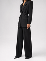Rothwell Belted Oversized Blazer worn, side