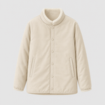 Ulcombe Reversible Fleece Coat in beige