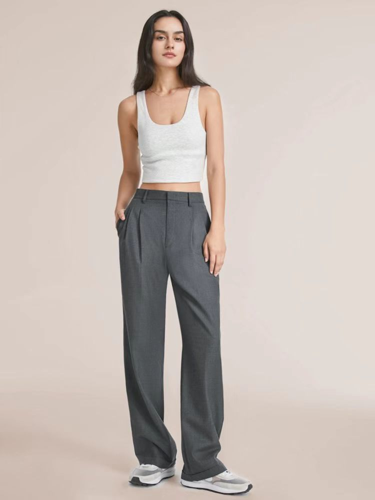Barbara Wide-Leg High-Waist Trousers