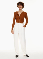 Barbara Wide-Leg High-Waist Trousers