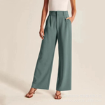 Barbara Wide-Leg High-Waist Trousers