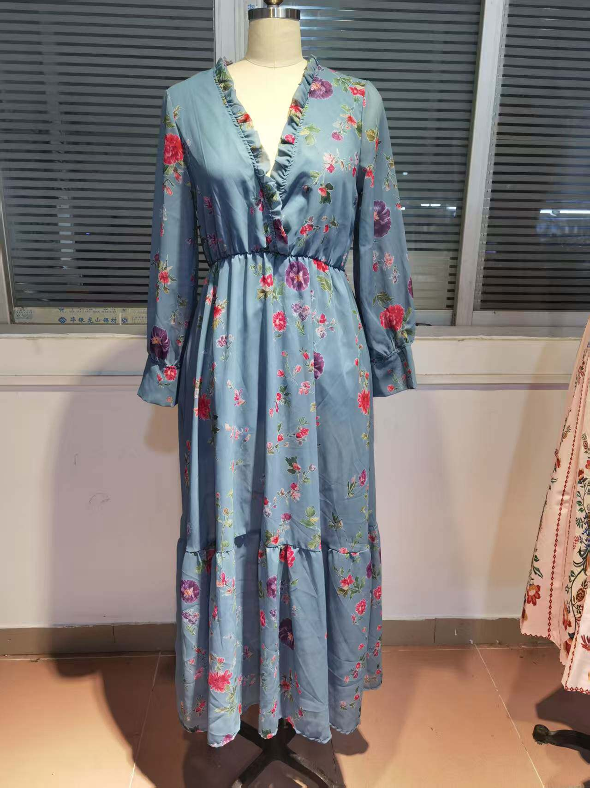Pauline Boho Ruffle Summer Maxi Dress