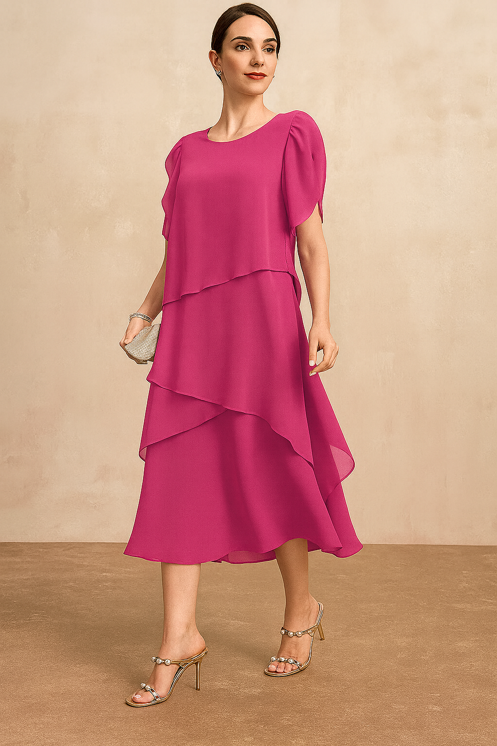 Emilia Soft Classic Chiffon Dress