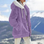 Franziska Colorblock Hooded Winter Jacket