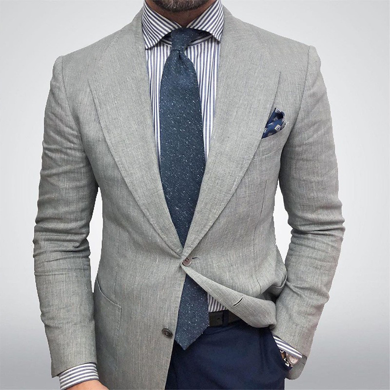 Heinrich Textured Tailored Blazer