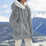 Franziska Colorblock Hooded Winter Jacket
