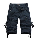 Heinrich Multi-Pocket Belted Cargo Shorts