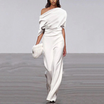 Emma One-Shoulder Spring Jumpsuit