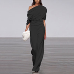 Emma One-Shoulder Spring Jumpsuit