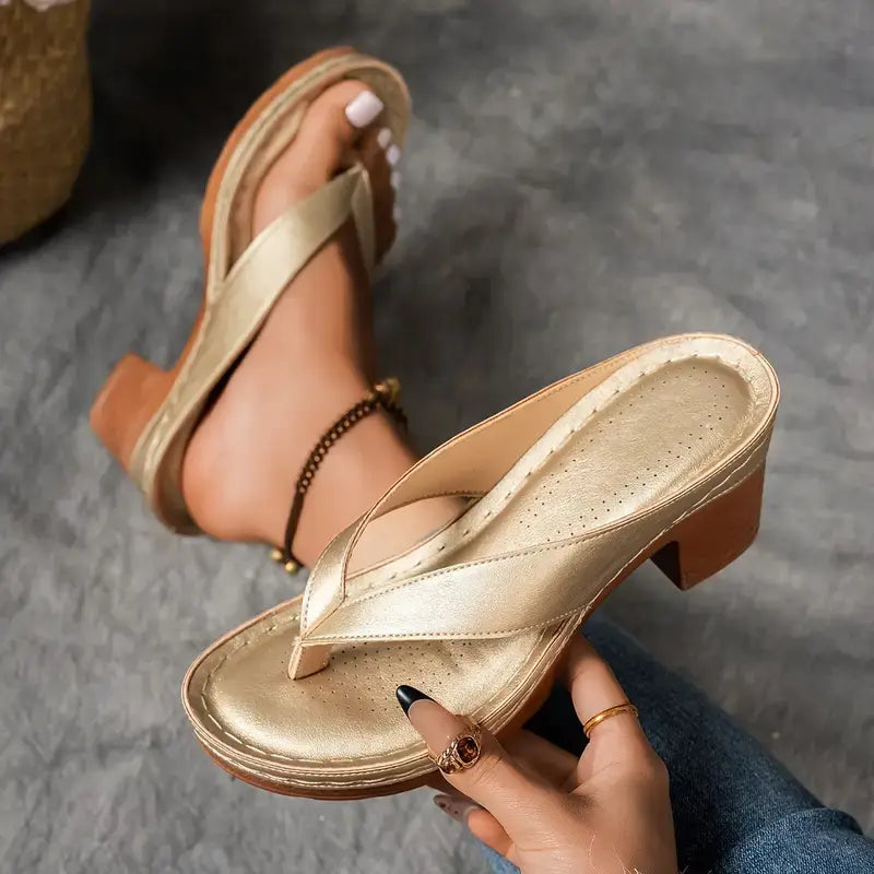 Carolin Slip-On Heeled Sandals