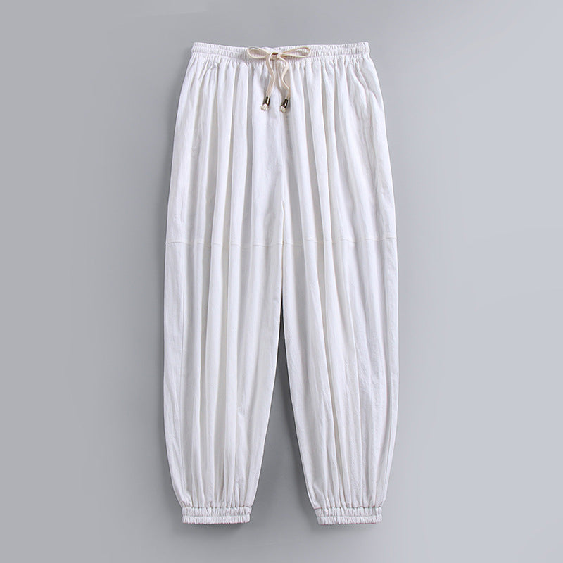 Riviera Linen Wide-Leg Palazzo Pants - Effortless, Airy Comfort