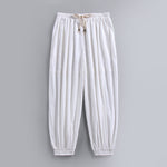 Riviera Linen Wide-Leg Palazzo Pants - Effortless, Airy Comfort
