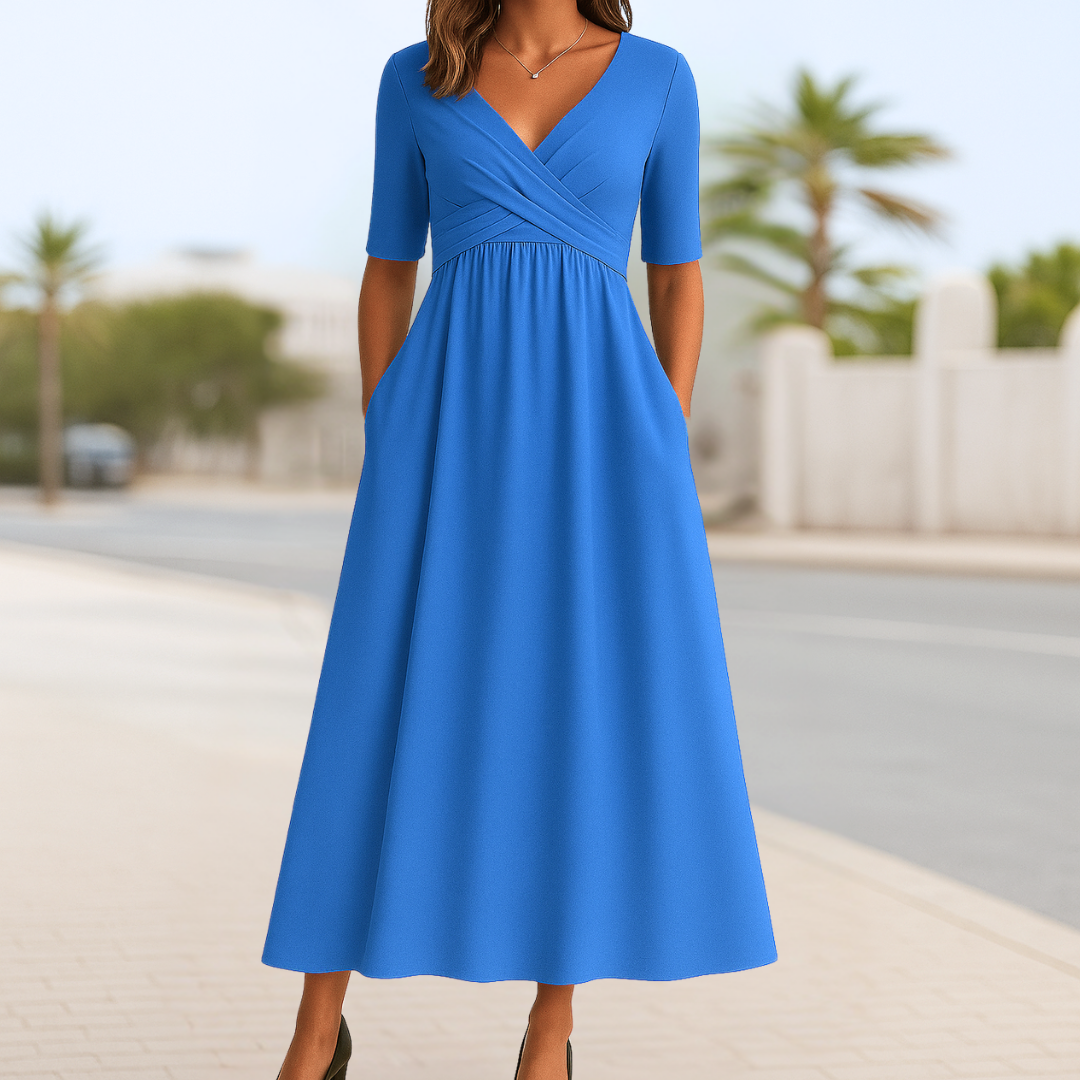 Wrap Midi Dress – Elegant Dress | Celeste
