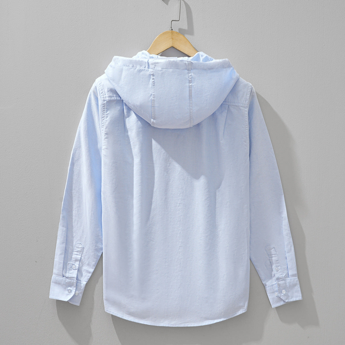 Cassian Linen-Cotton Hooded Shirt - Lightweight, Breathable Comfort