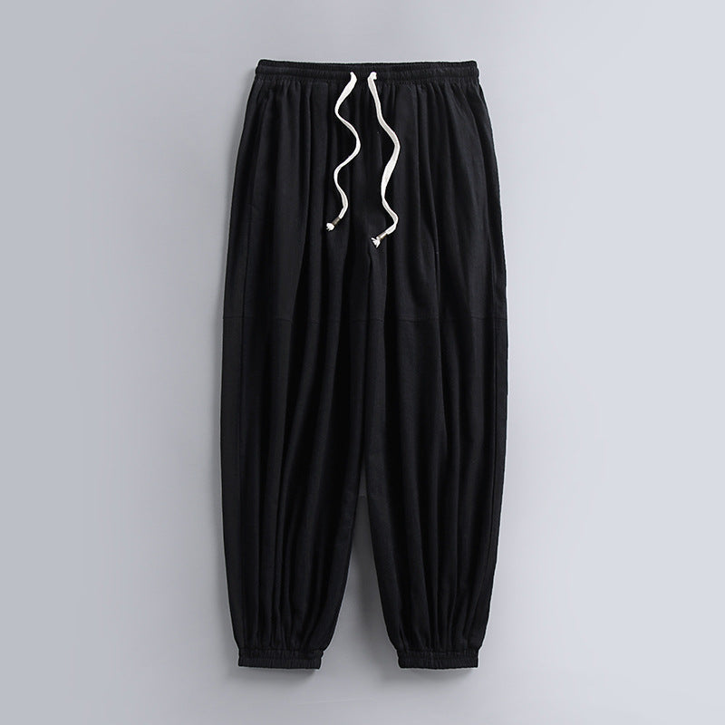 Riviera Linen Wide-Leg Palazzo Pants - Effortless, Airy Comfort