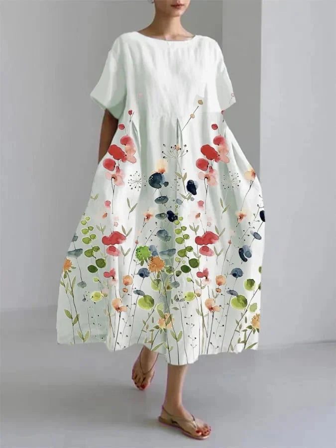 Floral Maxi Dress – Casual Summer Dress | Elara