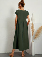 Smocked Maxi Dress – Casual Summer Dress | Camille