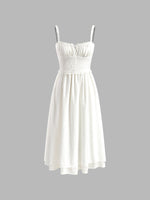 Celeste | Spaghetti Strap Midi Dress
