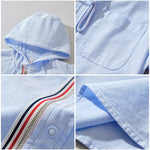 Cassian Linen-Cotton Hooded Shirt - Lightweight, Breathable Comfort