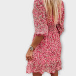 Floral Smocked Mini Dress – Casual Dress | Elara