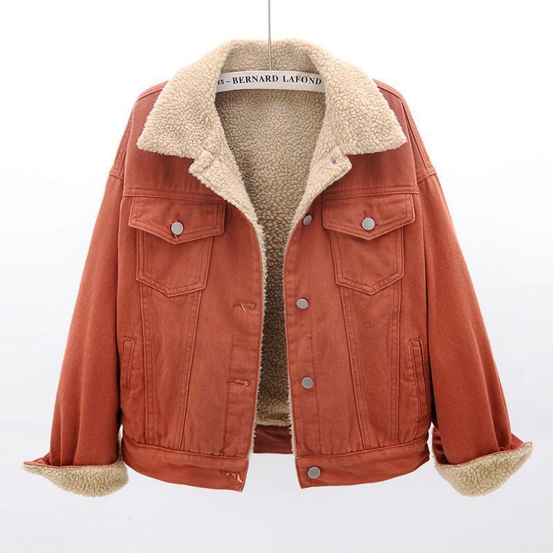 Brennan Denim Jacket with Plush Sherpa Lining, women's denim jacket – view 2