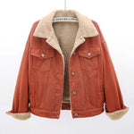 Brennan Denim Jacket with Plush Sherpa Lining, women's denim jacket – view 2
