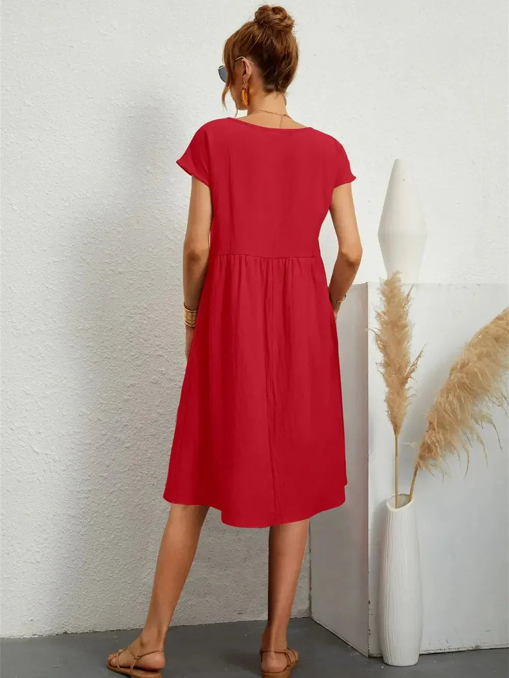 Smocked Pocket Midi Dress – Casual Summer Dress | Seraphine