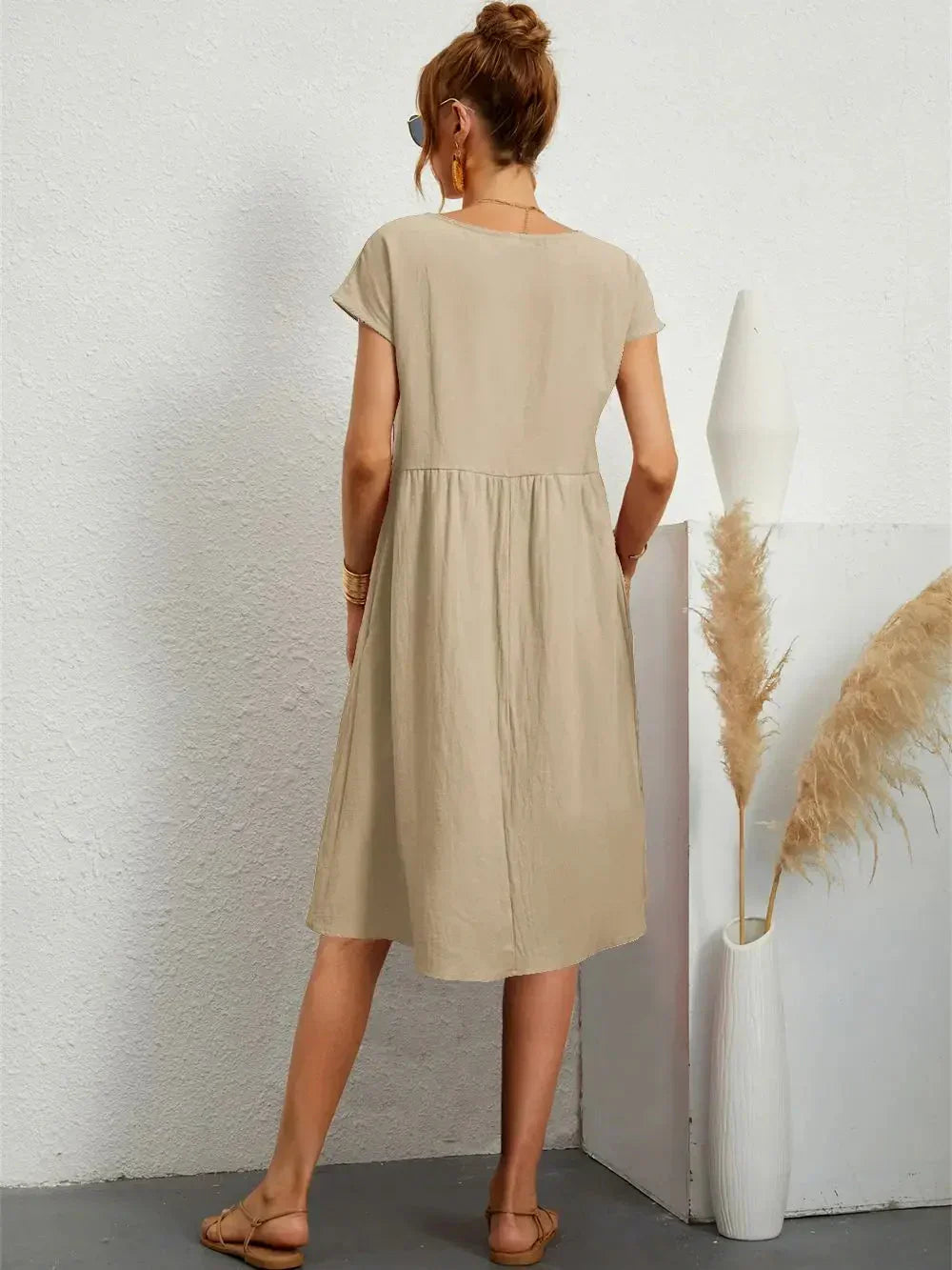Smocked Pocket Midi Dress – Casual Summer Dress | Seraphine
