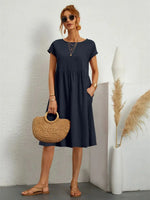 Smocked Pocket Midi Dress – Casual Summer Dress | Seraphine