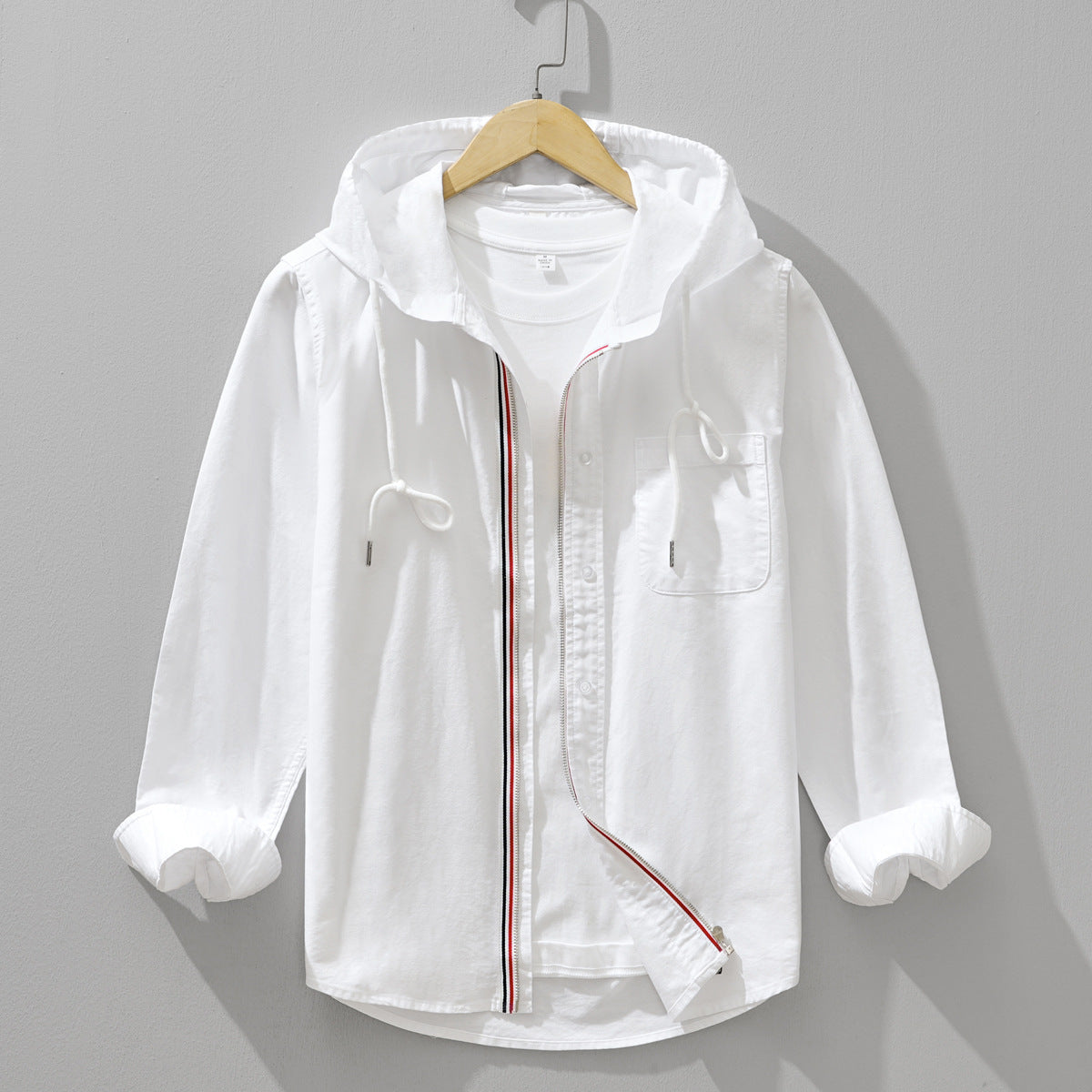Cassian Linen-Cotton Hooded Shirt - Lightweight, Breathable Comfort
