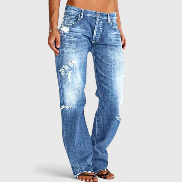 Frieda Loose-Fit Vintage Wash Jeans