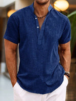 Daniel Short Sleeve Henley Shirt