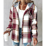 Annika Plaid Hoodie Jacket