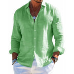 Hagen Casual Long-Sleeve Button-Up Shirt