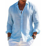 Hagen Casual Long-Sleeve Button-Up Shirt