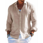 Hagen Casual Long-Sleeve Button-Up Shirt